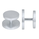 Double Head Coffee Powder Tamper Non Corrosive Aluminum Dual Sided Coffee Powder Hammer for Coffee Silver - Extra Image