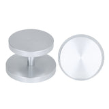Double Head Coffee Powder Tamper Non Corrosive Aluminum Dual Sided Coffee Powder Hammer for Coffee Silver - Extra Image