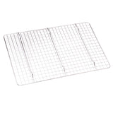 Checkered Cooling Rack 304 Stainless Steel Grid Deformation Resistance Baking Wire Rack for Home Bakery Bread Cake Cooky - Side View