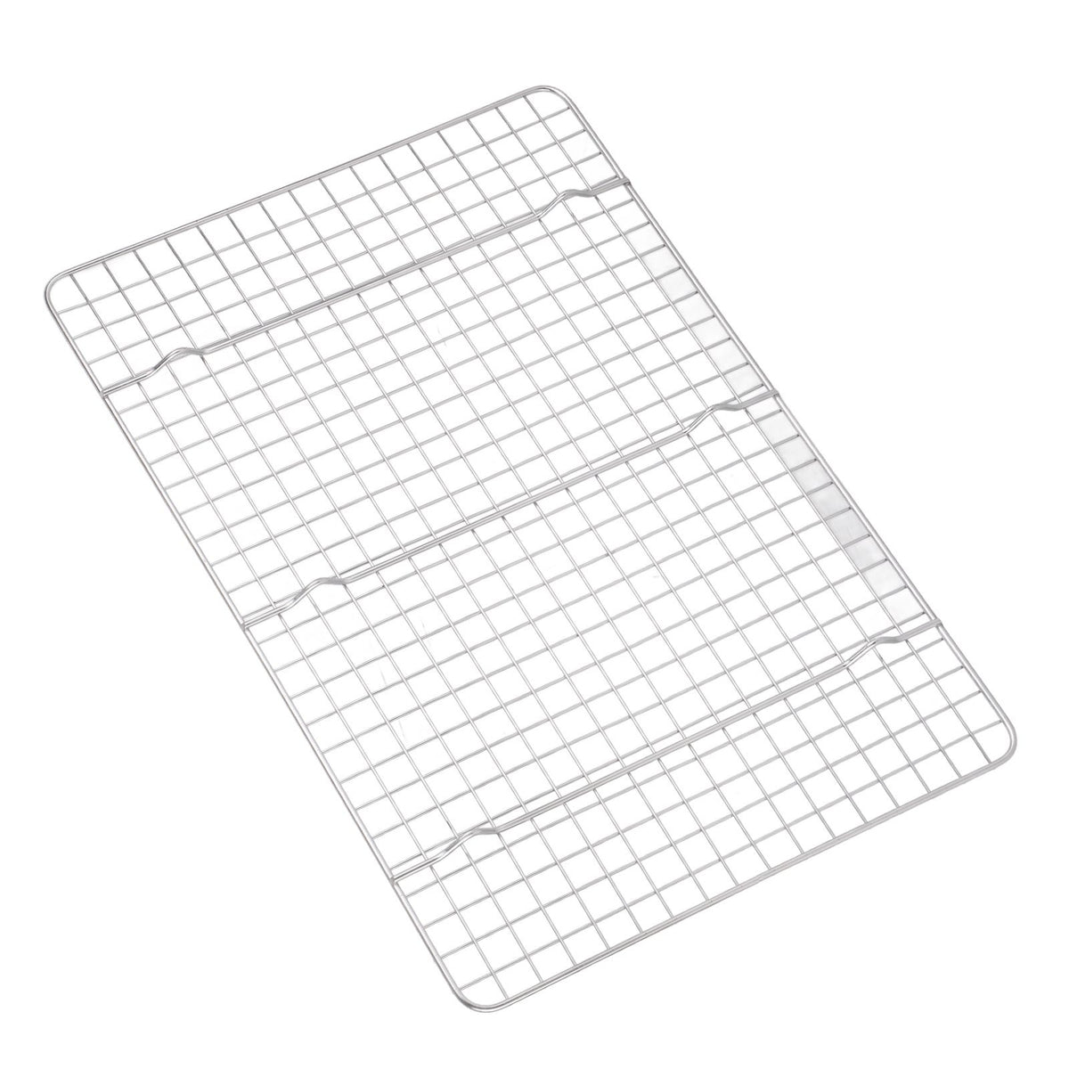 Checkered Cooling Rack 304 Stainless Steel Grid Deformation Resistance Baking Wire Rack for Home Bakery Bread Cake Cooky