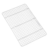 Checkered Cooling Rack 304 Stainless Steel Grid Deformation Resistance Baking Wire Rack for Home Bakery Bread Cake Cooky - Top-Down View