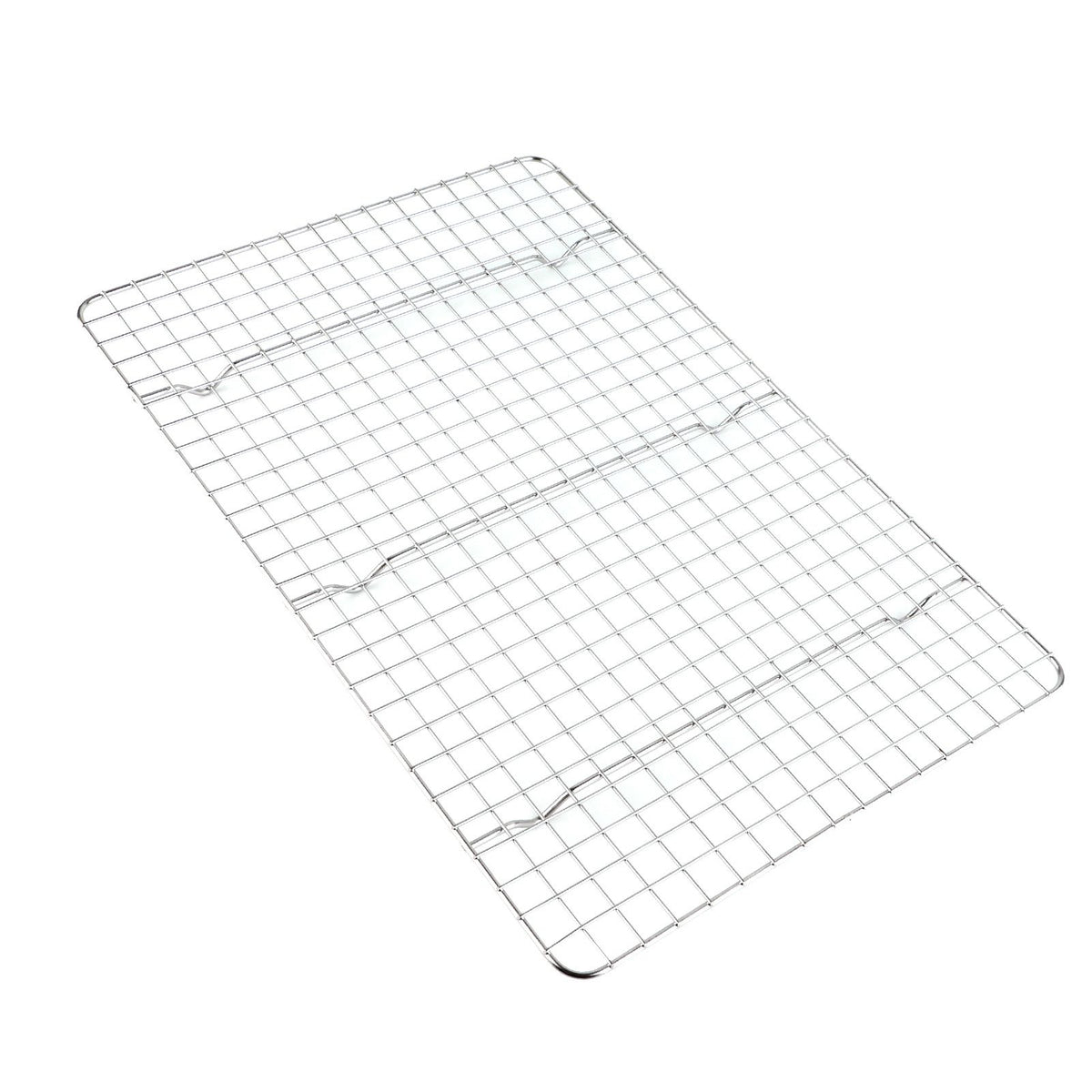 Checkered Cooling Rack 304 Stainless Steel Grid Deformation Resistance Baking Wire Rack for Home Bakery Bread Cake Cooky