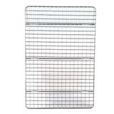 Checkered Cooling Rack 304 Stainless Steel Grid Deformation Resistance Baking Wire Rack for Home Bakery Bread Cake Cooky