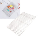 Checkered Cooling Rack 304 Stainless Steel Grid Deformation Resistance Baking Wire Rack for Home Bakery Bread Cake Cooky - Extra Image