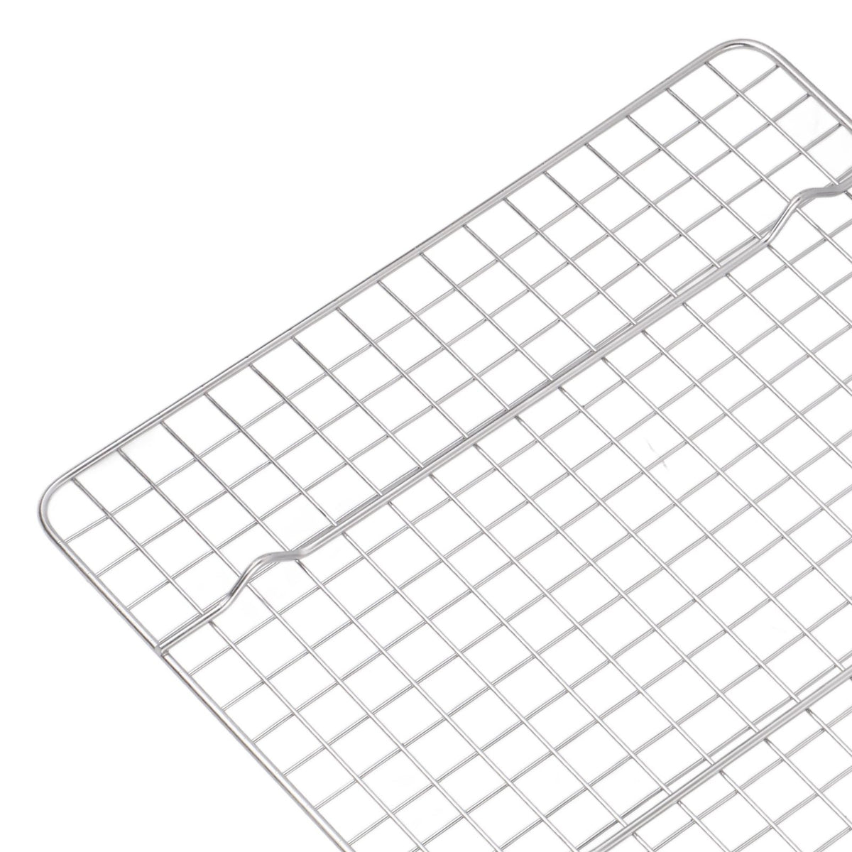 Checkered Cooling Rack 304 Stainless Steel Grid Deformation Resistance Baking Wire Rack for Home Bakery Bread Cake Cooky