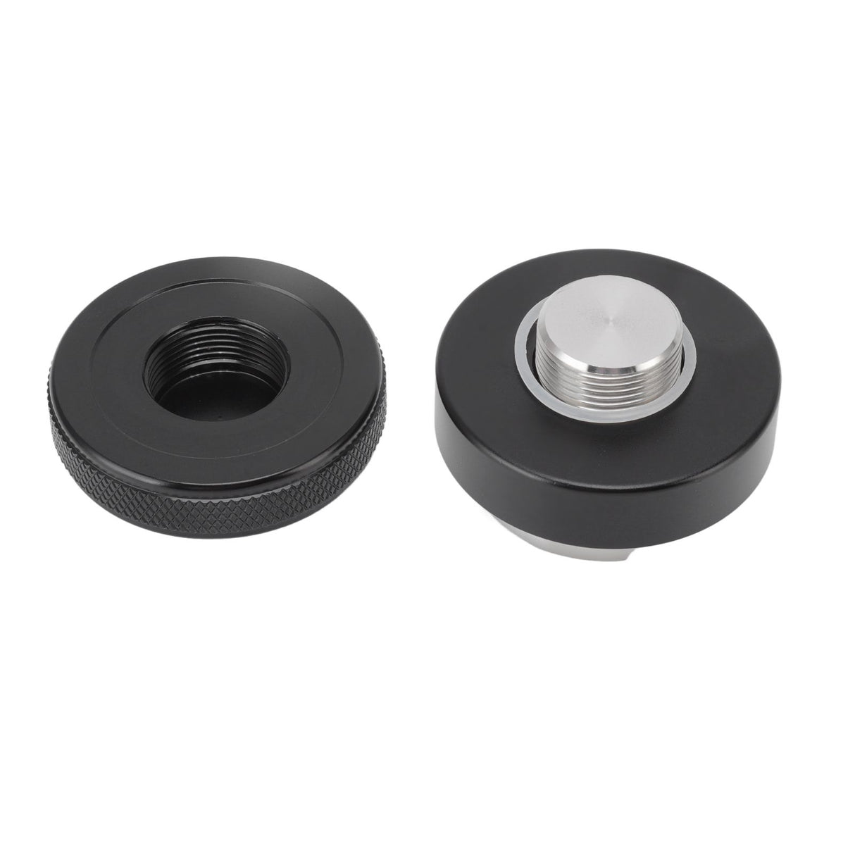 Coffee Distributor Adjustable Depth Tamper Press Hammer Distribution Tool for Home Office 53mm / 2.09in