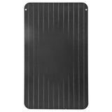 Kitchen Quick Thawing Plate Aluminum Defrosting Tray Cutting Board for Frozen Meat Seafood - Rear View