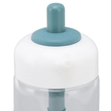 Press Control 2 in 1 Oil Bottle Dispenser Kitchen Glass Oil Bottle with Silicone Brush 230ml Dark Green