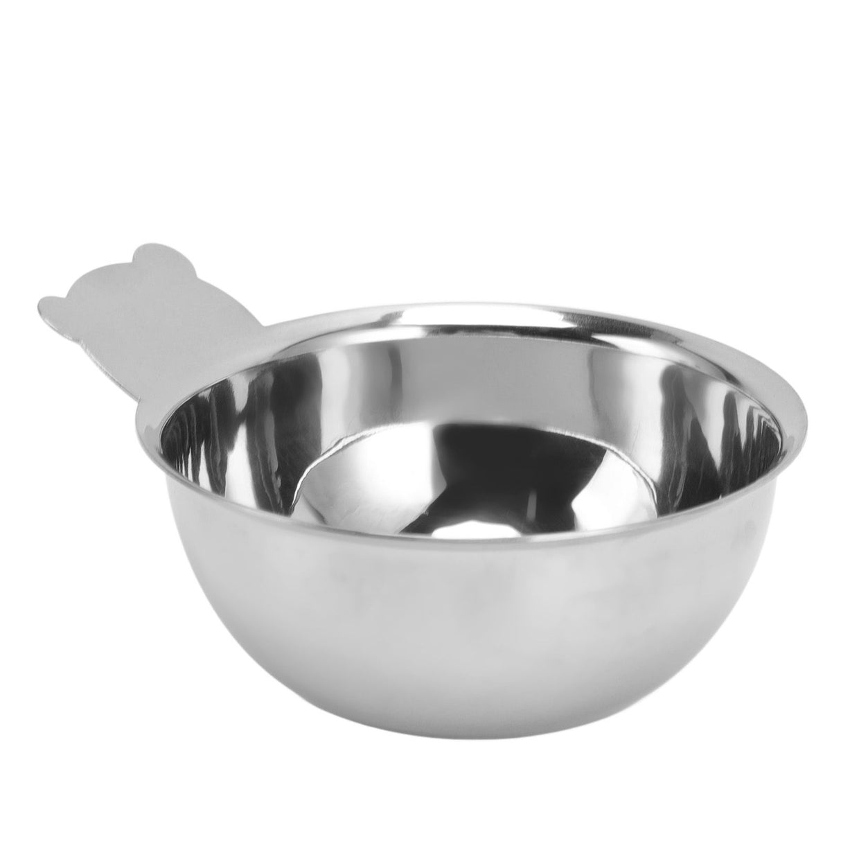 Stainless Steel Bowl Stackable Space Saving Household 304 Stainless Steel Bear Shape Sauce Mixing Bowl for Cooking Baking 10CM
