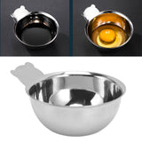 Stainless Steel Bowl Stackable Space Saving Household 304 Stainless Steel Bear Shape Sauce Mixing Bowl for Cooking Baking 10CM