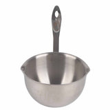 Butter Warmer Pot All in One Flat Induction Bottom Stainless Steel Mini Butter Hot Pot Milk Pot Small Saucepan 300ML