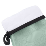 Silicone Oven Mitts Non Slip Kitchen Baking Gloves High Temperature Resistant 2 Fingers Long Green - Extra Image