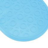 Silicone Oven Mitt High Temperature Resistant Waterproof Slip Proof Kitchen Baking Glove with Cotton Liner Blue