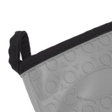 Silicone Oven Mitt High Temperature Resistant Waterproof Slip Proof Kitchen Baking Glove with Cotton Liner Gray
