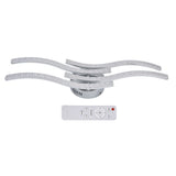 LED Ceiling Light Remote Control Dimming 4 Wavy Ceiling Lamp Tube for Living Room Bedroom AC85‑265V