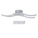 LED Ceiling Light Remote Control Dimming 4 Wavy Ceiling Lamp Tube for Living Room Bedroom AC85‑265V - Close-Up Angle