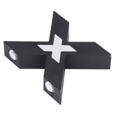 Wall Light IP65 Waterproof X Shaped 7W Aluminum Wall Mount Lamp for Corridor 85‑265V