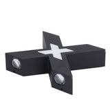 Wall Light IP65 Waterproof X Shaped 7W Aluminum Wall Mount Lamp for Corridor 85‑265V