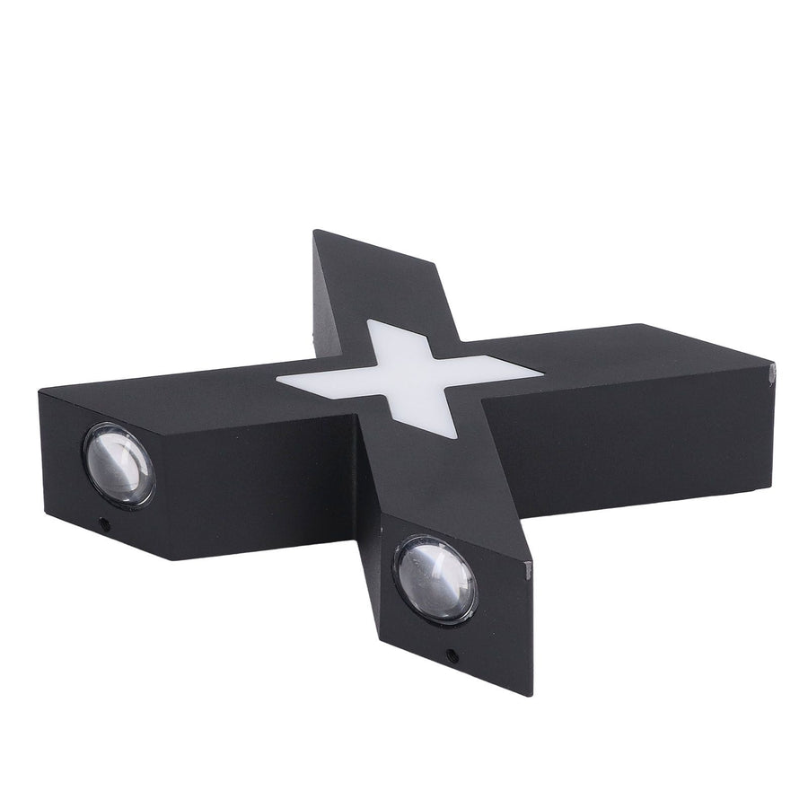 Wall Light IP65 Waterproof X Shaped 7W Aluminum Wall Mount Lamp for Corridor 85‑265V