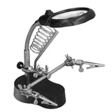 Soldering Station Magnifier Auxiliary Clip Stand Desktop Magnifying Glasses for Small Items Miniatures Projects - Extra Image