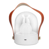 Portable Music Night Light Bedroom Desktop Cute Cartoon Lamp Three Levels Brightness Adjustment USB Rechargeable Lamp - Rear View