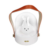 Portable Music Night Light Bedroom Desktop Cute Cartoon Lamp Three Levels Brightness Adjustment USB Rechargeable Lamp