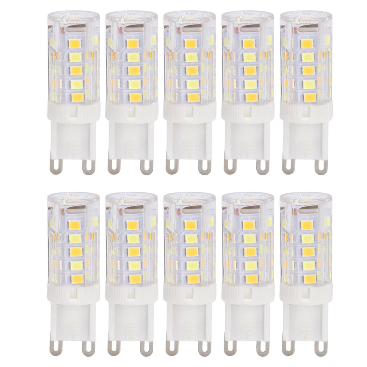 10PCS G9 220V LED Lamp Dimmable Ceramic LED Bulb Replace Halogen Lamp for ChandelierG9 3W 32LED