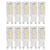 10PCS G9 220V LED Lamp Dimmable Ceramic LED Bulb Replace Halogen Lamp for ChandelierG9 3W 32LED