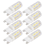10PCS G9 220V LED Lamp Dimmable Ceramic LED Bulb Replace Halogen Lamp for ChandelierG9 3W 32LED