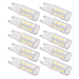 10PCS G9 220V LED Lamp Dimmable Ceramic LED Bulb Replace Halogen Lamp for ChandelierG9 3W 32LED