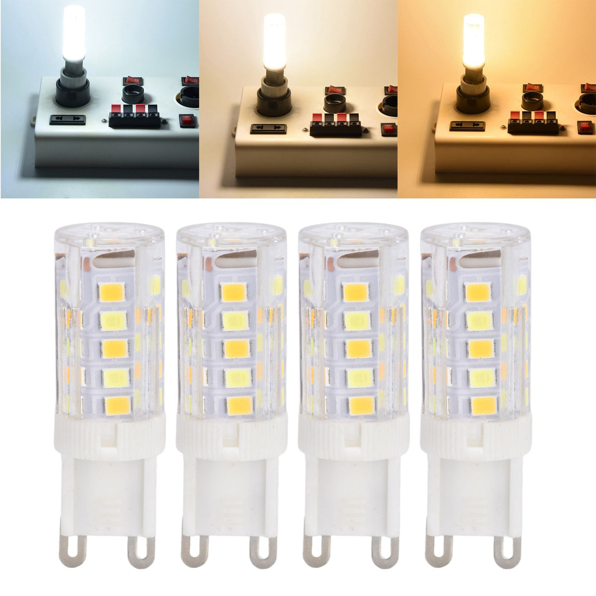 10PCS G9 220V LED Lamp Dimmable Ceramic LED Bulb Replace Halogen Lamp for ChandelierG9 3W 32LED