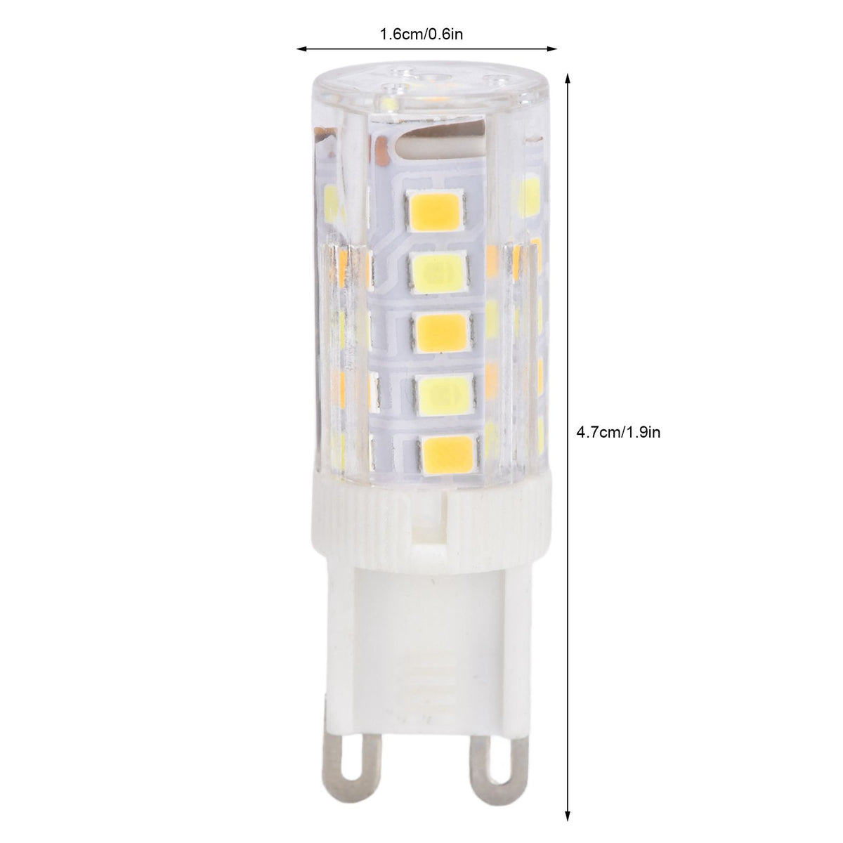 10PCS G9 220V LED Lamp Dimmable Ceramic LED Bulb Replace Halogen Lamp for ChandelierG9 3W 32LED