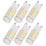 10PCS G9 220V LED Lamp Dimmable Ceramic LED Bulb Replace Halogen Lamp for ChandelierG9 5W 52LED - Top-Down View