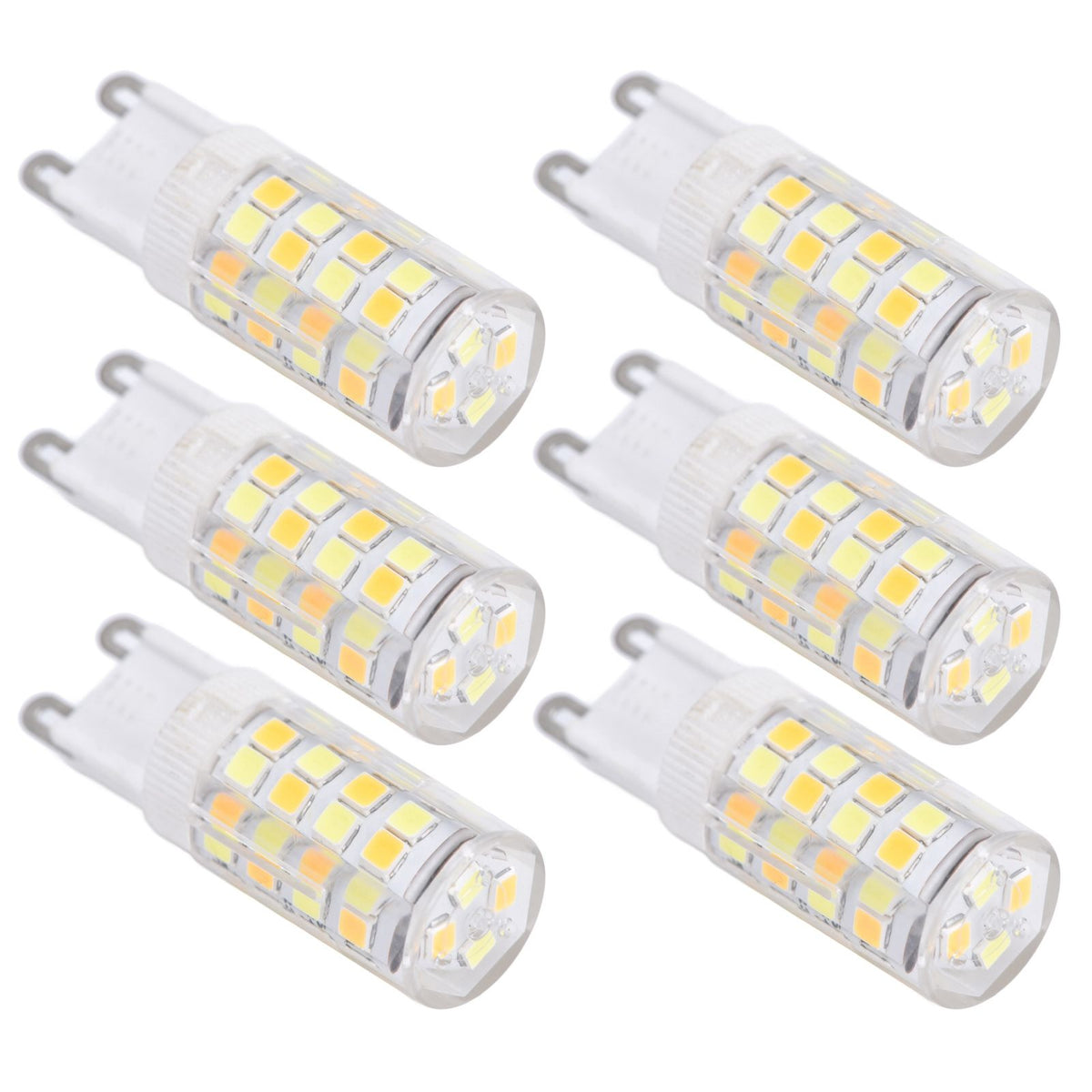 10PCS G9 220V LED Lamp Dimmable Ceramic LED Bulb Replace Halogen Lamp for ChandelierG9 5W 52LED