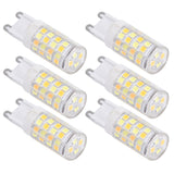 10PCS G9 220V LED Lamp Dimmable Ceramic LED Bulb Replace Halogen Lamp for ChandelierG9 5W 52LED - 45-Degree Angle