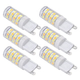 10PCS G9 220V LED Lamp Dimmable Ceramic LED Bulb Replace Halogen Lamp for ChandelierG9 5W 52LED