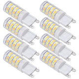 10PCS G9 220V LED Lamp Dimmable Ceramic LED Bulb Replace Halogen Lamp for ChandelierG9 5W 52LED