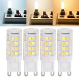 10PCS G9 220V LED Lamp Dimmable Ceramic LED Bulb Replace Halogen Lamp for ChandelierG9 5W 52LED