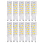 10PCS G9 220V LED Lamp Dimmable Ceramic LED Bulb Replace Halogen Lamp for ChandelierG9 7W 64LED