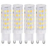 10PCS G9 220V LED Lamp Dimmable Ceramic LED Bulb Replace Halogen Lamp for ChandelierG9 7W 64LED - Front View