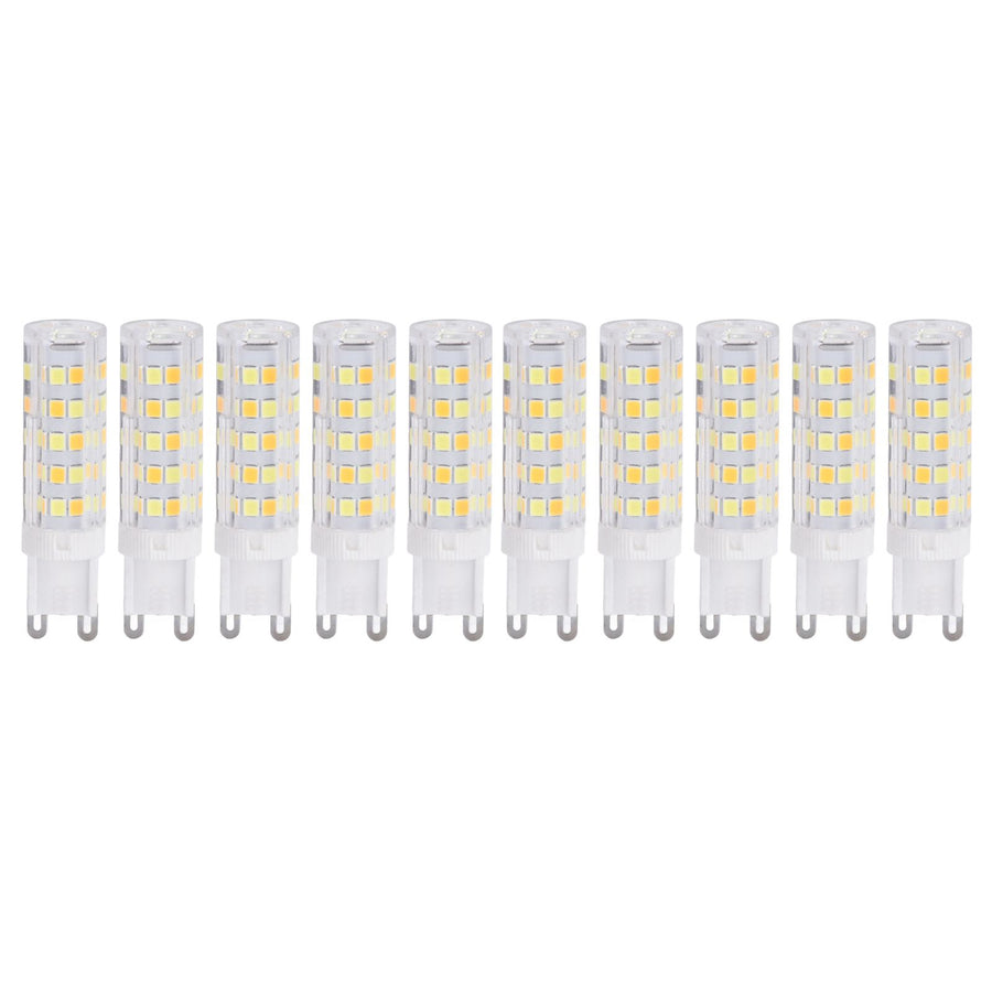 10PCS G9 220V LED Lamp Dimmable Ceramic LED Bulb Replace Halogen Lamp for ChandelierG9 7W 64LED