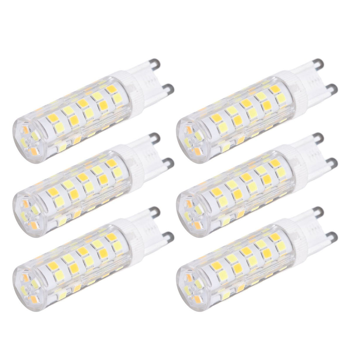 10PCS G9 220V LED Lamp Dimmable Ceramic LED Bulb Replace Halogen Lamp for ChandelierG9 7W 64LED