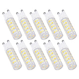 10PCS G9 220V LED Lamp Dimmable Ceramic LED Bulb Replace Halogen Lamp for ChandelierG9 7W 64LED