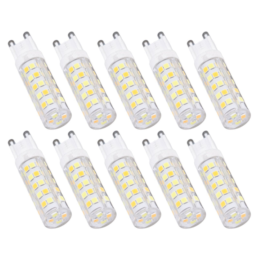 10PCS G9 220V LED Lamp Dimmable Ceramic LED Bulb Replace Halogen Lamp for ChandelierG9 7W 64LED