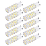 10PCS G9 220V LED Lamp Dimmable Ceramic LED Bulb Replace Halogen Lamp for ChandelierG9 7W 64LED