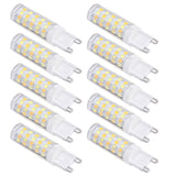10PCS G9 220V LED Lamp Dimmable Ceramic LED Bulb Replace Halogen Lamp for ChandelierG9 7W 64LED - Extra Image
