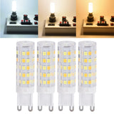 10PCS G9 220V LED Lamp Dimmable Ceramic LED Bulb Replace Halogen Lamp for ChandelierG9 7W 64LED