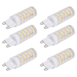 6PCS 66LED G9 Light Bulb 9W 85‑265V Small Ceiling Lamp Bulb 3 Light Color Wall Lamp Bulb for Home - 45-Degree Angle