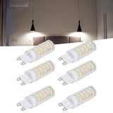 6PCS 66LED G9 Light Bulb 9W 85‑265V Small Ceiling Lamp Bulb 3 Light Color Wall Lamp Bulb for Home - Extra Image
