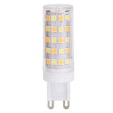 6PCS 66LED G9 Light Bulb 9W 85‑265V Small Ceiling Lamp Bulb 3 Light Color Wall Lamp Bulb for Home
